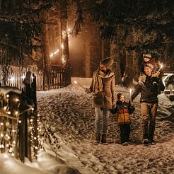 Familie beim Bergadvent am Hartkaiser