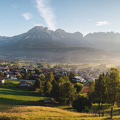 Ortsansicht von Ellmau im Sommer