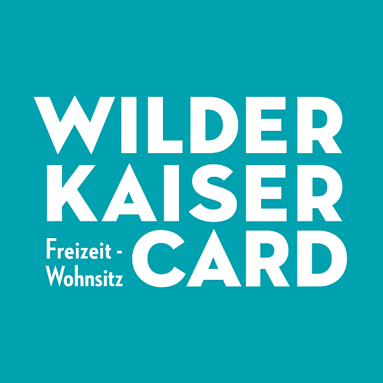 Symbolbild der hellblauen Wilder Kaiser FreizeitwohnsitzCard