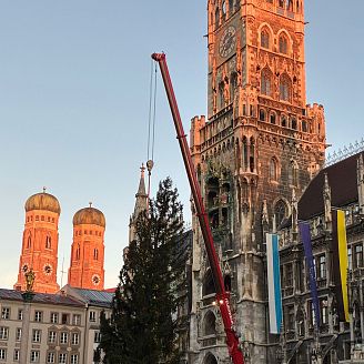 Christbaum-München-aus Ellmau